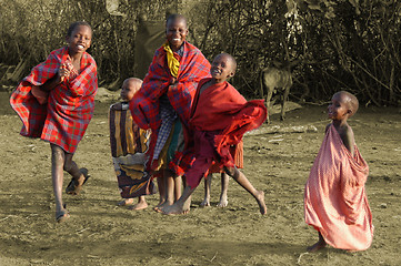 Image showing African children