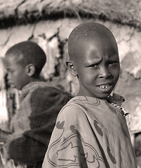 Image showing African children