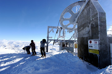 Image showing Ski lift