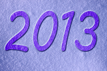 Image showing new year 2013