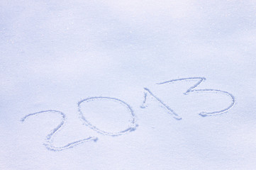Image showing new year 2013 