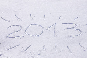 Image showing new year background