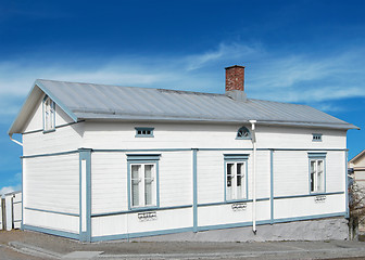 Image showing White Wooden House