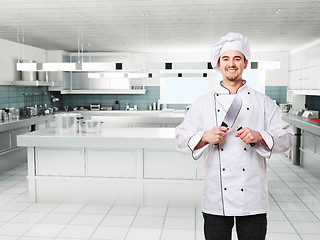 Image showing chef on duty
