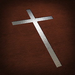 Image showing silver cross