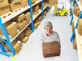 Image showing delivery man