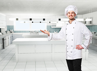 Image showing chef in kitchen