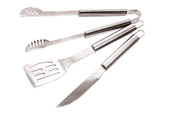 Image showing set of BBQ tools