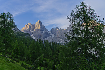 Image showing Italian Dolomites landscape