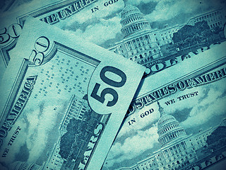 Image showing american dollars background