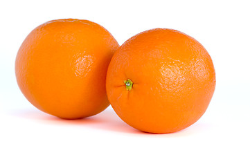 Image showing Two oranges