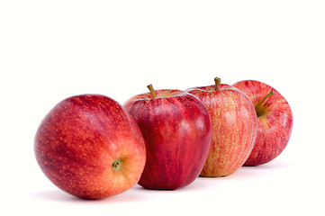 Image showing Four apples
