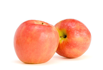 Image showing Two apples Pink Lady