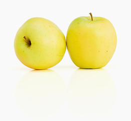 Image showing Two apples