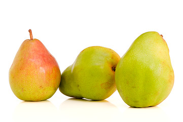 Image showing Three Belgian pears