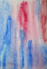 Image showing Abstract watercolor background on paper texture 