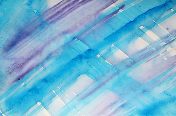 Image showing Abstract watercolor background on paper texture 