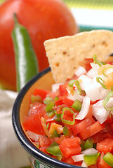 Image showing Spicy salsa with variety of ingredients