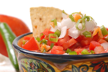 Image showing Spicy salsa with variety of ingredients