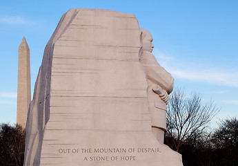 Image showing Martin Luther King Monument DC