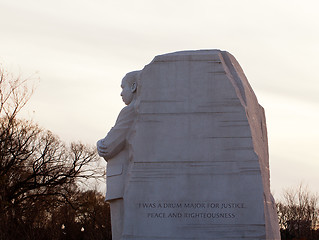 Image showing Martin Luther King Monument DC