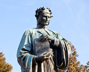 Image showing Dante statue in Meridian Hill park