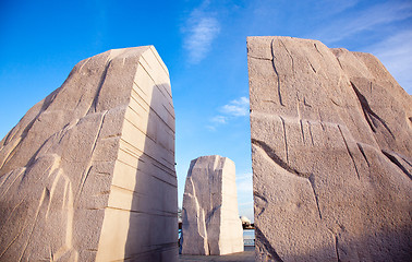 Image showing Martin Luther King Monument DC