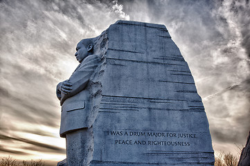 Image showing Martin Luther King Monument DC