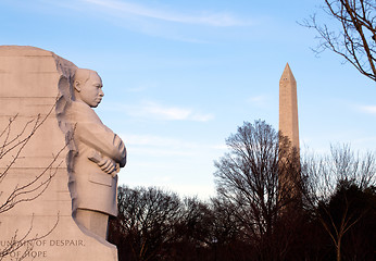 Image showing Martin Luther King Monument DC