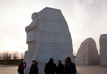 Image showing Martin Luther King Monument DC