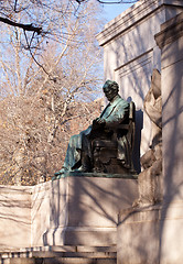 Image showing President Buchanan statue in Meridian park