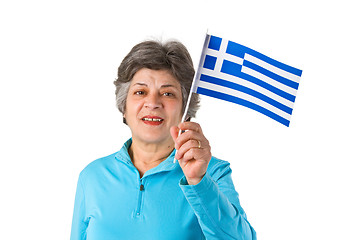 Image showing Female greek senior