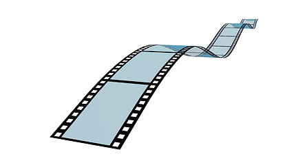 Image showing Blank film strip