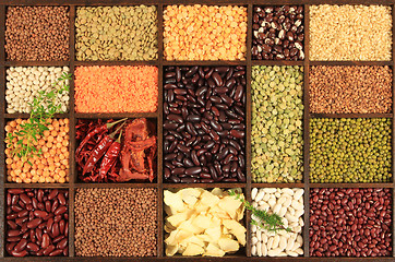 Image showing Beans and lentils.