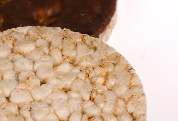 Image showing Puffed rice crackers