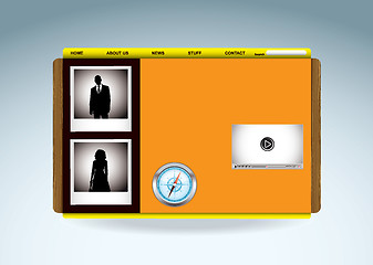 Image showing Web business template