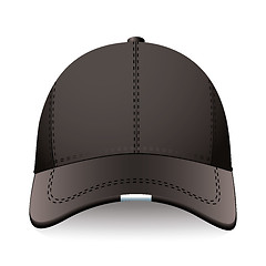 Image showing Black sports cap