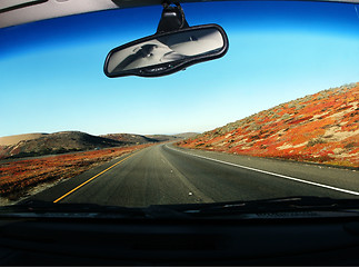 Image showing Driving on the road