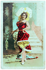 Image showing Vintage Postcard