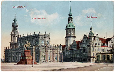 Image showing Dresden Castle Postcard