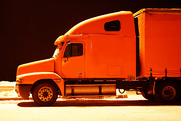 Image showing orange truck