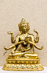 Image showing Hindu mythology traditional statuette