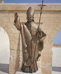 Image showing Statue of Benedetto XVI