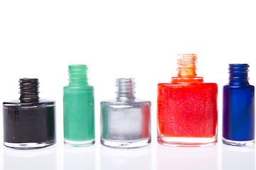 Image showing nail polish set