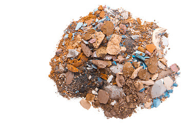 Image showing crushed eyeshadows