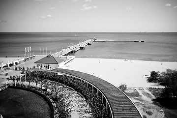 Image showing wooden pier