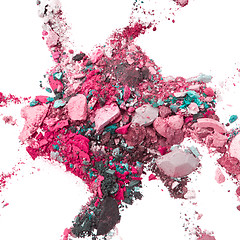 Image showing crushed eyeshadows