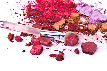 Image showing crushed eyeshadow