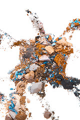 Image showing crushed eyeshadows