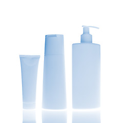 Image showing cosmetic bottles